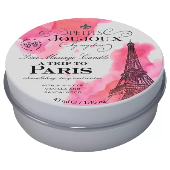 Petits Joujoux - masāžas svece vaniļa sandalkoks 43ml