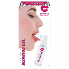   HOT orālais lubrikanta gels “Blowjob Gel” ar zemeņu garšu (50 ml)