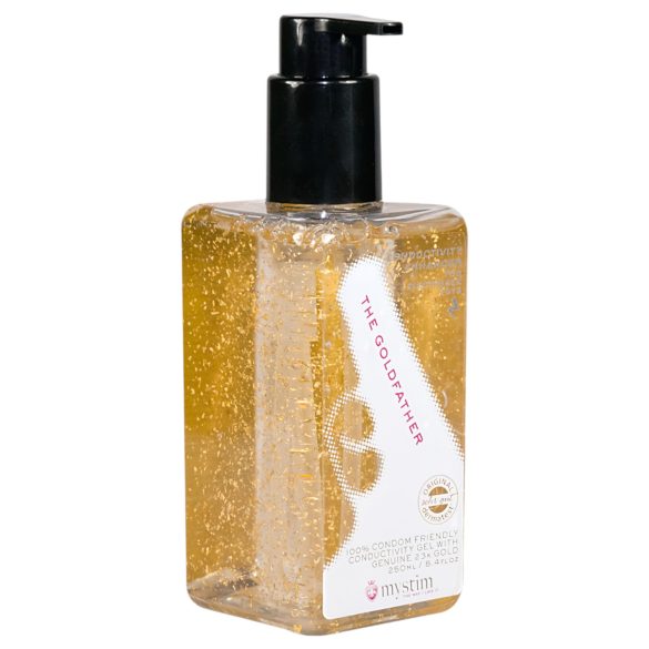 mystim zelta elektrisko rotaļlietu lubrikants (250ml)