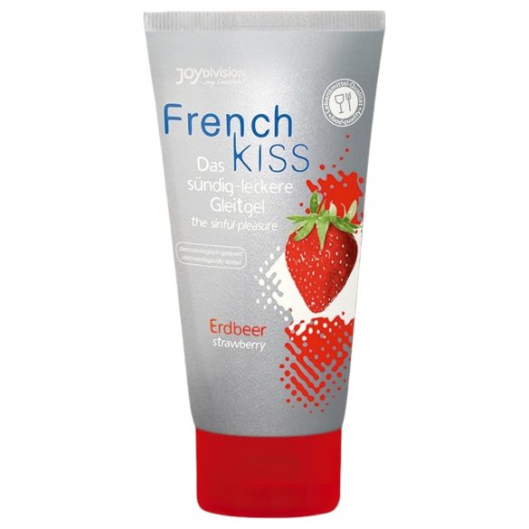JoyDivision French Kiss lubrikants - zemeņu (75ml)