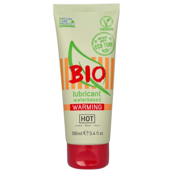 HOT BIO Warming - sildošs vegānu lubrikants (100 ml)