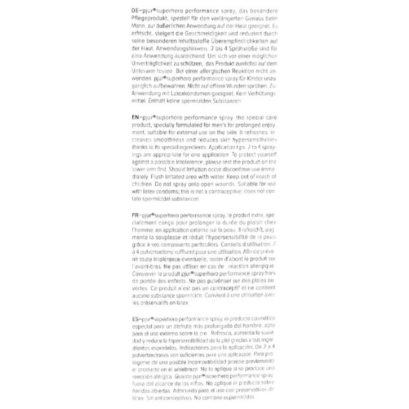 Pjur Supervaroņa orgasmu aizkavētājs (20 ml)