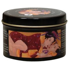 Shunga masāžas svece ar afrodiziaku, rožu aromāts, 170ml