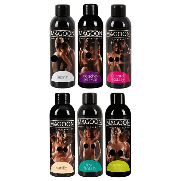 Magoon masāžas eļļu komplekts (6 gab. x 100 ml)