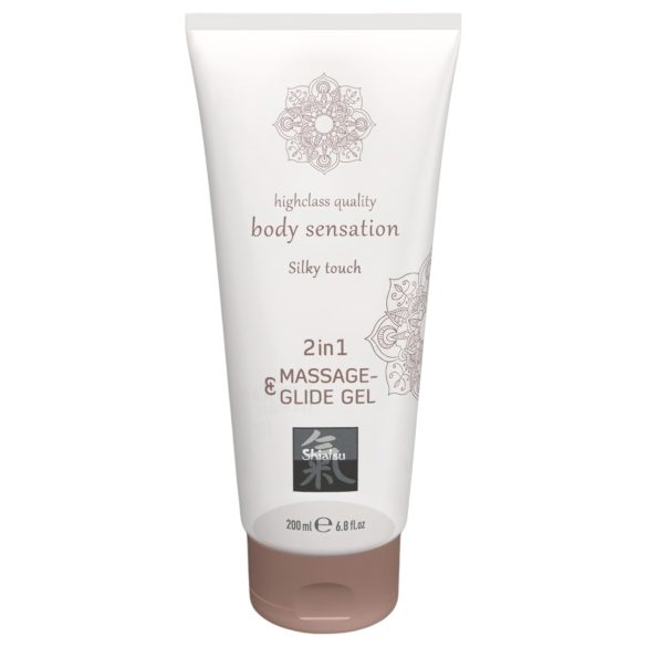 Šiatsu 2in1 Silk Touch - zīdaina masāžas lubrikants (200 ml)