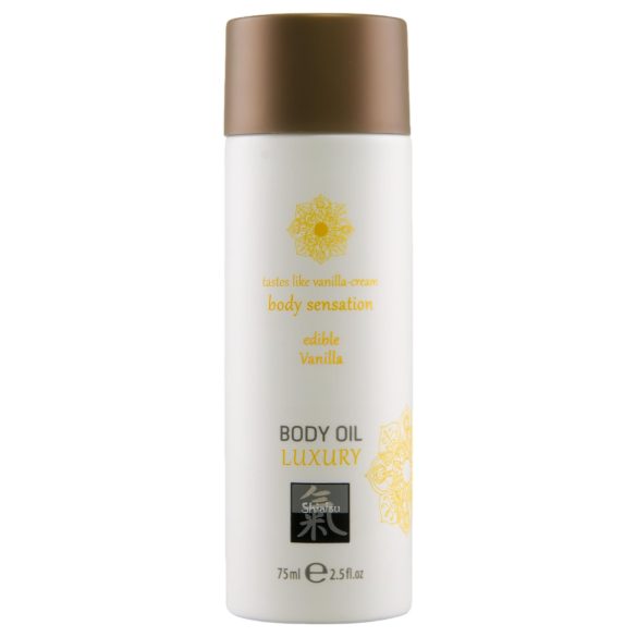 Shiatsu Luxury - ēdama masāžas eļļa - vaniļa (75 ml)