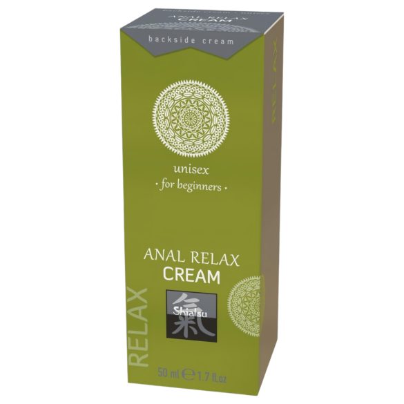 HOT Shiatsu Anālās Masāžas Krēms - nomierinošs lubrikants (50ml)