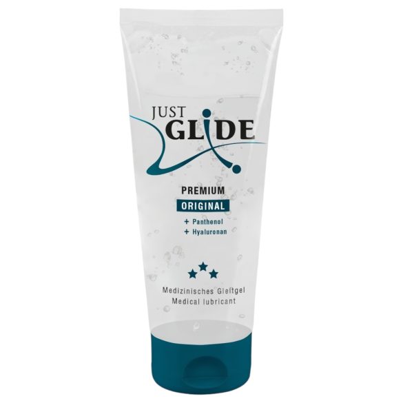 Just Glide Premium Original - vegānu, uz ūdens bāzes lubrikants (200ml)