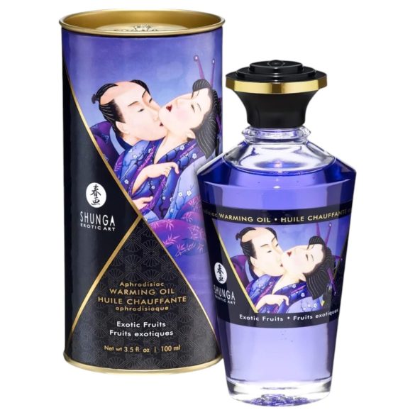 Shunga - sildošā masāžas eļļa - eksotiski augļi (100 ml)