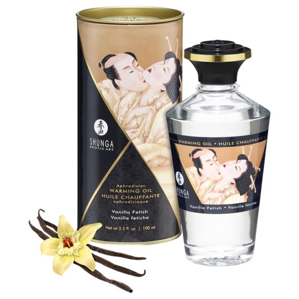 / Shunga - sildošā masāžas eļļa - vaniļa (100ml)