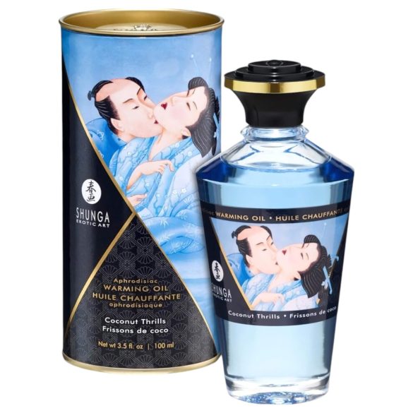 Shunga - sildošā masāžas eļļa - kokosrieksts (100ml)