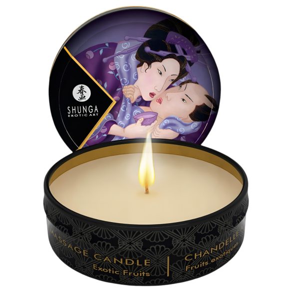 Shunga - Masāžas svece - Eksotiskie augļi (30 ml)