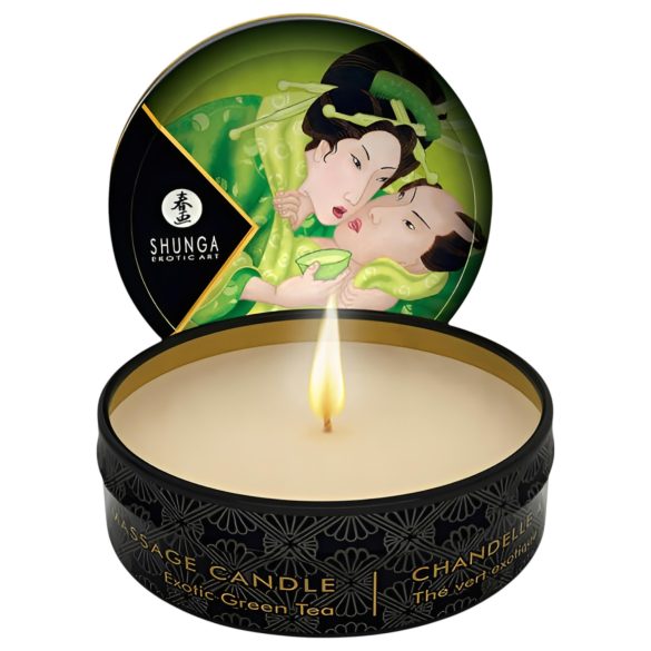 Shunga - Masāžas svece - Zaļā tēja (30 ml)