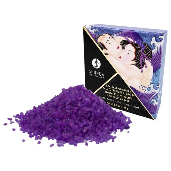 Shunga Eksotiskie Augļi - vannas kristāli ar Nāves jūras minerāliem (75g)
