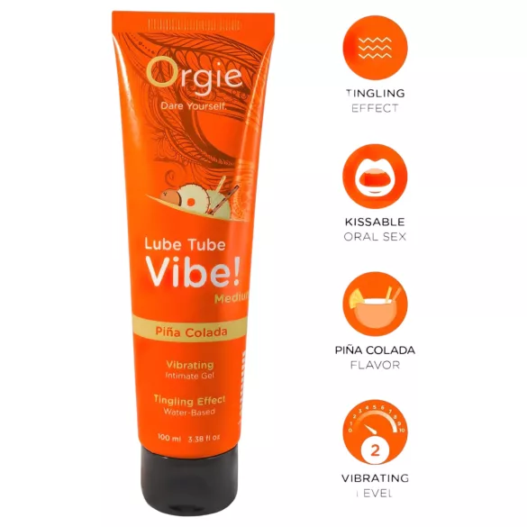 Orgie lubrikants intīmais gēls kairinošs Pina Colada 100ml