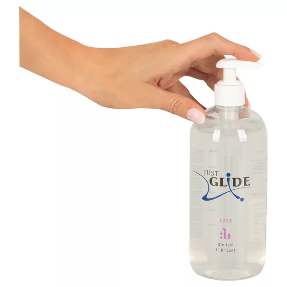 Just Glide Toylube - uz ūdens bāzes lubrikants rotaļlietām (500 ml)