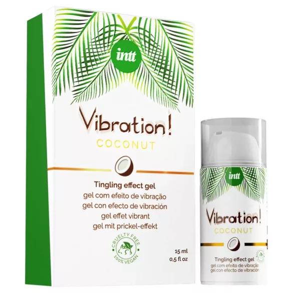Intt vibrējošais lubrikants ar kokosriekstu, 15ml