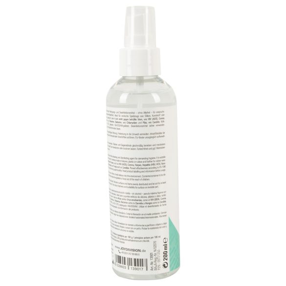 JoyDivision Clean Safe - dezinfekcijas un tīrīšanas sprejs 200ml