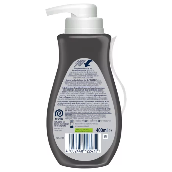 Veet - vīriešu depilācijas krēms 400 ml