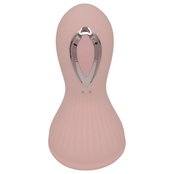 Lonely - uzlādējams, ūdensizturīgs sūkšanas-laišanas krūšu vibrators (rozā)
