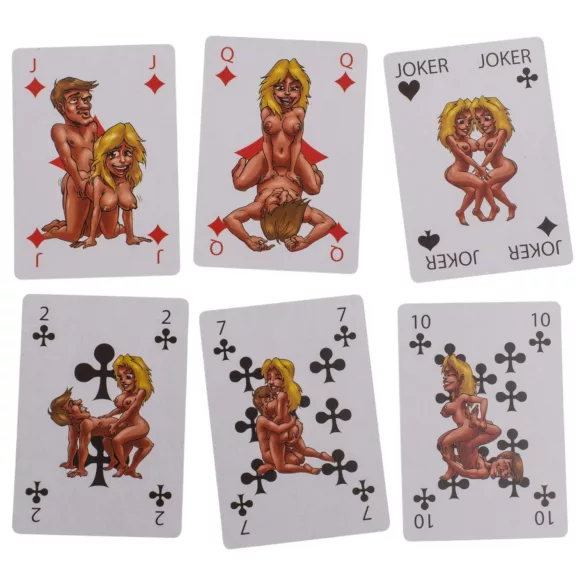 Kama Sutra - spēļu kārtis ar erotiskām bildēm, 24 gab.