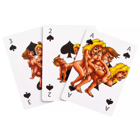 Kama Sutra - spēļu kārtis ar erotiskām bildēm, 24 gab.
