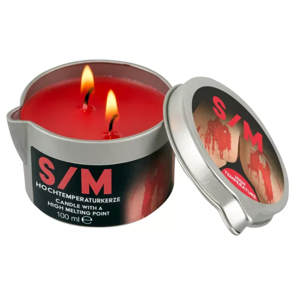 BDSM parafīna ķermeņa svece augstai temperatūrai 100ml