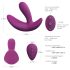 Cotoxo segliņa attālināts prostatas vibrators (violets)