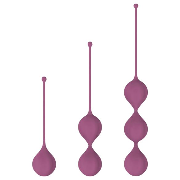 Cotoxo Belle - 3 daļas geišu bumbiņu komplekts (violets)
