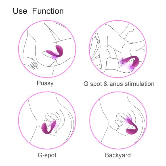 Cotoxo Cupid 2 - pāru vibrators ar tālvadību violets