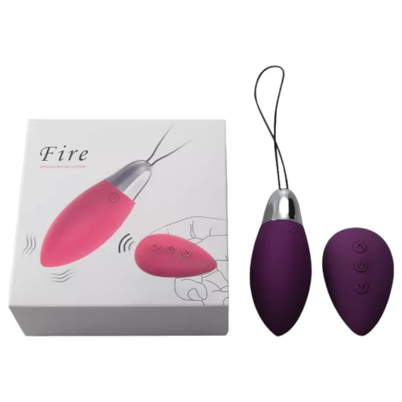 Cotoxo Fire 2 - vibrējoša olveida rotaļlieta ar pulti violeta