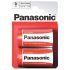 Ilgnoturīgas C izmēra baterijas R14 - 2 gab. (Panasonic)