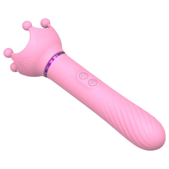Sunfo - krūšu galu un G-punkta vibrators (rozā)