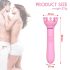 Sunfo - krūšu galu un G-punkta vibrators (rozā)