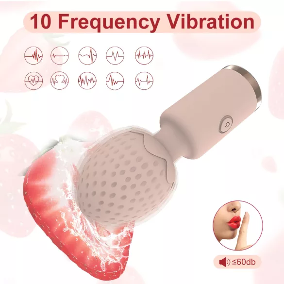 Sunfo mini vibrators klitors stimulācijai ūdensizturīgs rozā