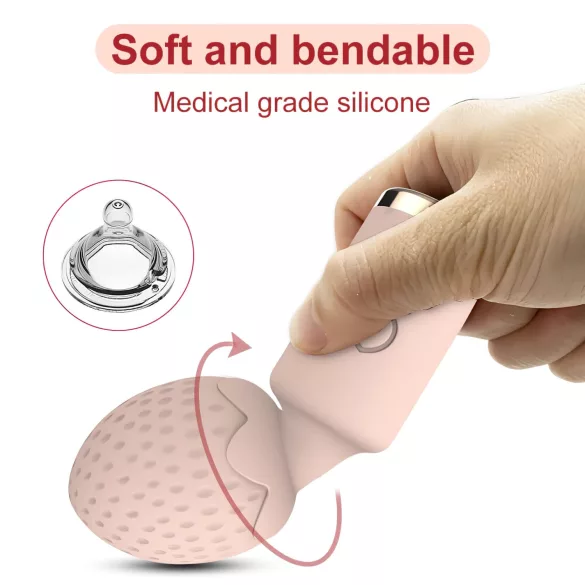Sunfo mini vibrators klitors stimulācijai ūdensizturīgs rozā