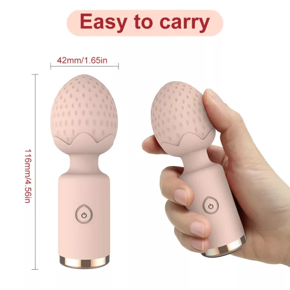Sunfo mini vibrators klitors stimulācijai ūdensizturīgs rozā
