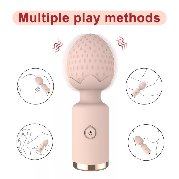 Sunfo mini vibrators klitors stimulācijai ūdensizturīgs rozā