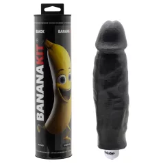   Bananakit - dzimumlocekļa kopēšanas komplekts ar vibratoru (melns)