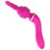 Lonely 2in1 – masieris un G-punkta vibrators ar 3 uzgaļiem (rozā)