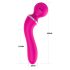Lonely 2in1 – masieris un G-punkta vibrators ar 3 uzgaļiem (rozā)