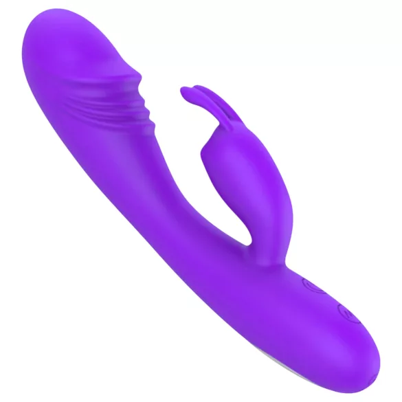 Lonely - vibrators ar klitorālo stimulatoru, G-punkta, uzlādējams, violets