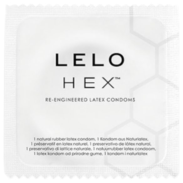 LELO Hex Original - luksusa prezervatīvs (1 gab.)