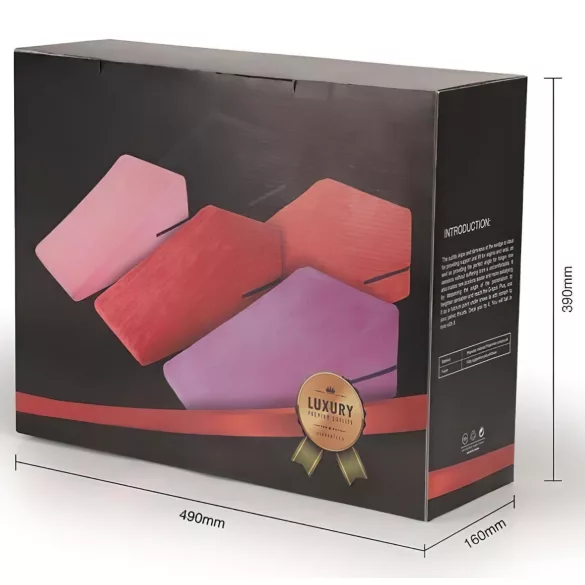 Desirel Magic Pillow - ķīļveida seksa spilvens - liels (sarkans)
