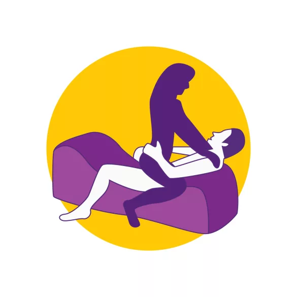 Desirel Magic Pillow - Piepūšams BDSM seksa mēbeļu spilvens ar roku dzelžiem (sarkans)