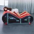 Desirel Magic Pillow - Piepūšams BDSM seksa mēbeļu spilvens ar roku dzelžiem (sarkans)