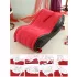Desirel Magic Pillow - Piepūšams BDSM seksa mēbeļu spilvens ar roku dzelžiem (sarkans)