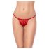 Mapalé - mežģīņu babydoll un stringbikses (sarkans)