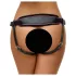 ZADO - melnas ādas apakšbikses piestiprināmai dildo, BDSM (S-L)