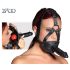 ZADO - ādas rotaļlieta ar dildo (melna)